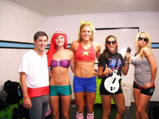 Georgia Cheerleader Gets Buff