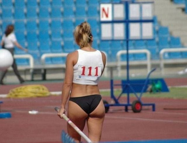 Seductive Pole Vaulting Girls