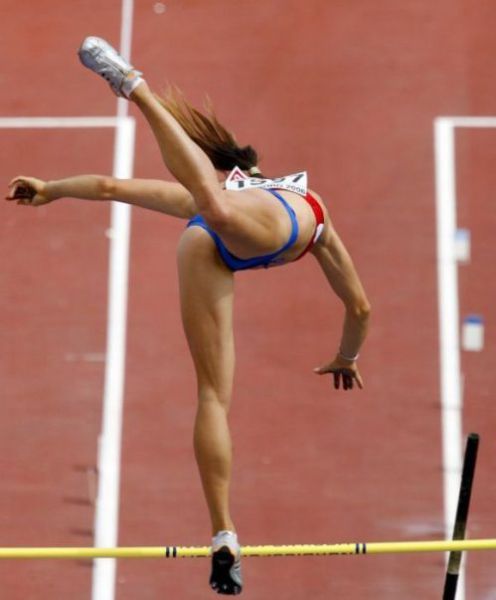 Seductive Pole Vaulting Girls