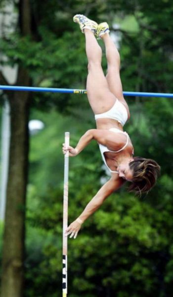 Seductive Pole Vaulting Girls