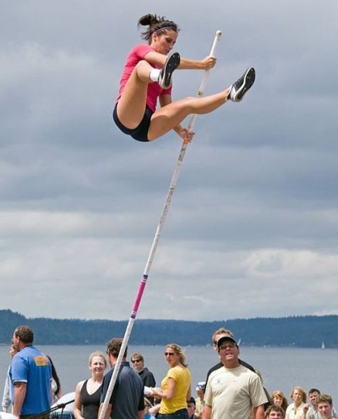 Seductive Pole Vaulting Girls