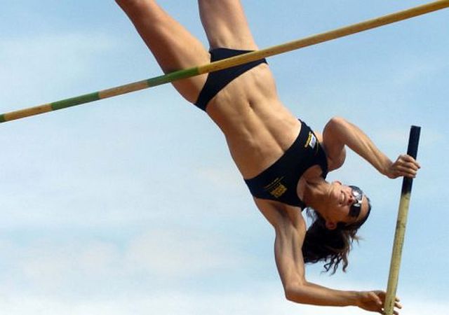 Seductive Pole Vaulting Girls