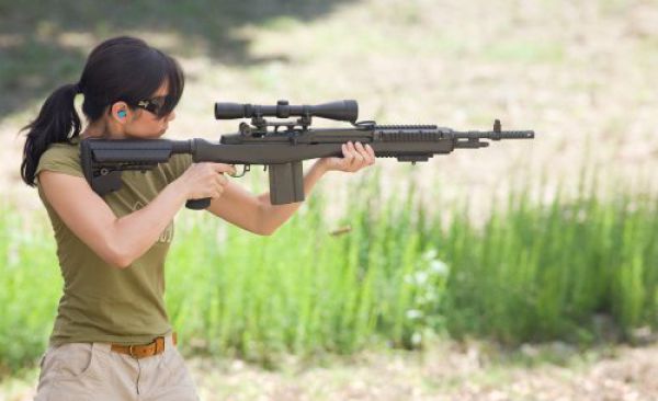 Cute Girls and Guns Go Well Together