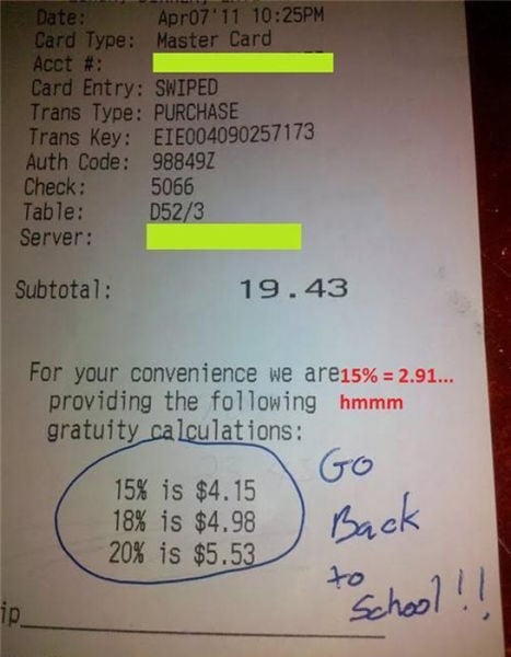 Funny Tipping
