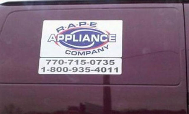 Sexually Suggestive Business Names