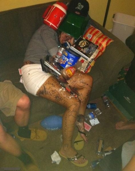 The Friday Madness of Getting Wasted