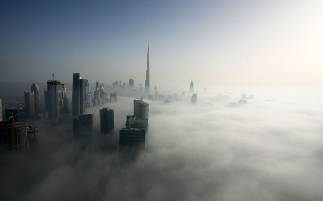 Dubai’s Skyline Through the Blanket of Fog