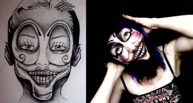 Weird “Glamorous Gore” Make-Up