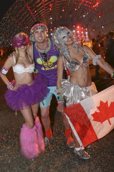 Cute Chicks from the Electric Daisy Carnival