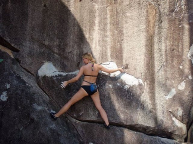 Girls and Rock Climbing Equals Good Time