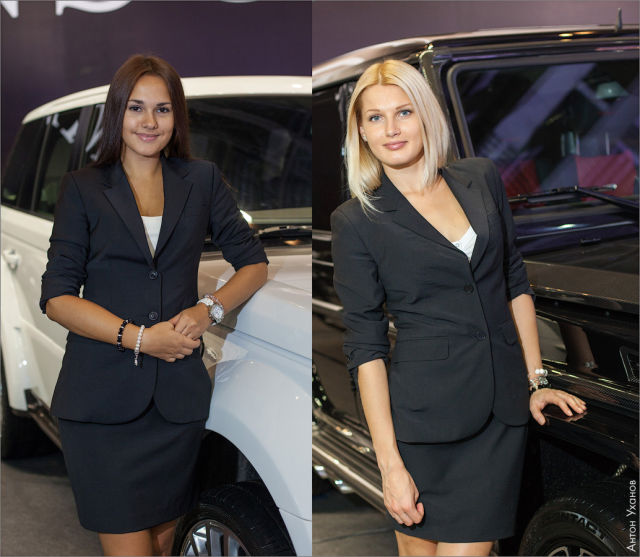 Girls of Moscow Car Show