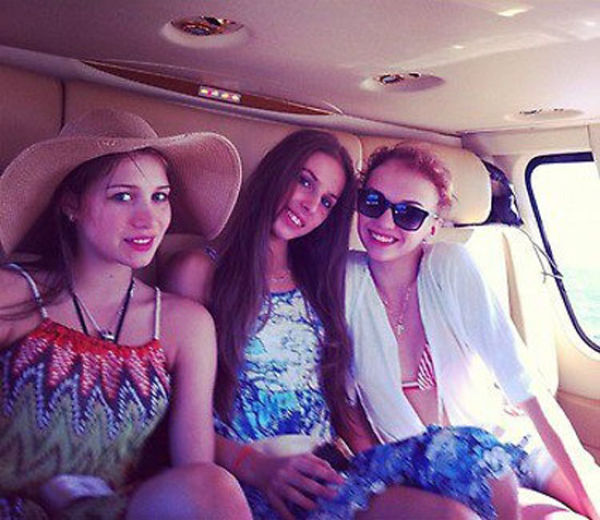 Russian Girls from National Rhythmic Gymnastics Team Relax in Sardinia