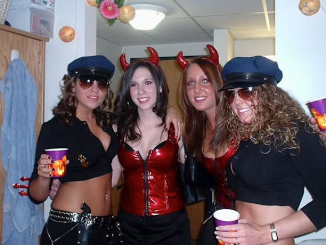 College Girls Choose Claws and Cuffs For Sexy Dress Up!