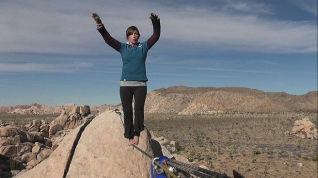 Are You This Brave? Or Gutsy Girl Sets Tightrope Record!