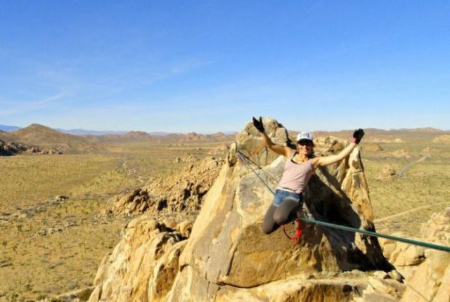 Are You This Brave? Or Gutsy Girl Sets Tightrope Record!