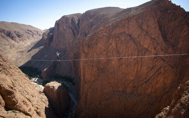 Are You This Brave? Or Gutsy Girl Sets Tightrope Record!