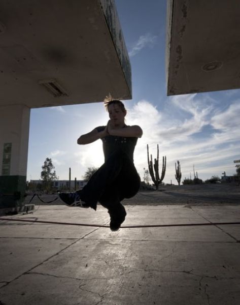 Are You This Brave? Or Gutsy Girl Sets Tightrope Record!