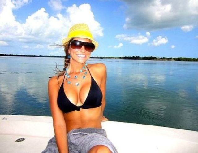 My Eyes Are Up Here Boys!