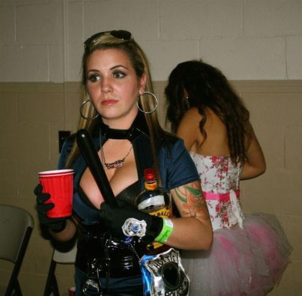 My Eyes Are Up Here Boys!