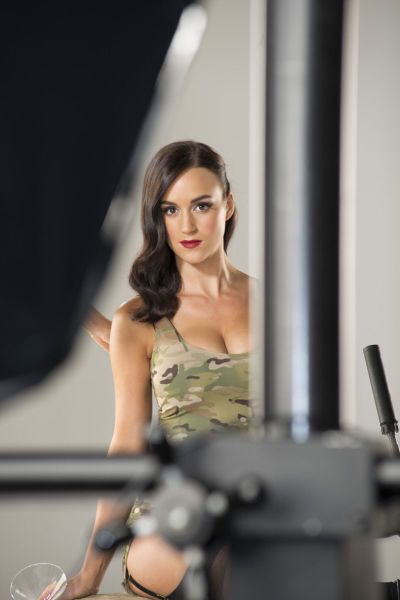 1950s Inspired Glamour in the 2013 Hot Shots Calendar