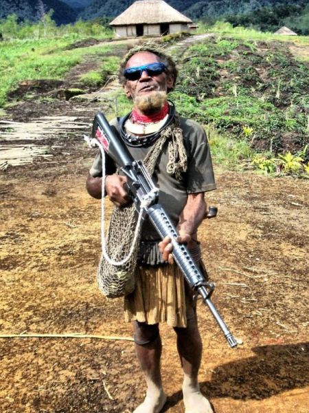 A Frightening Portrayal of African Fighters