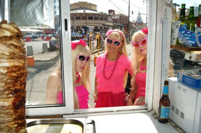 These Girls Go Crazy for Pink