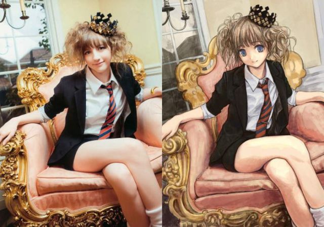 Anime Replicas of Real Life Girls