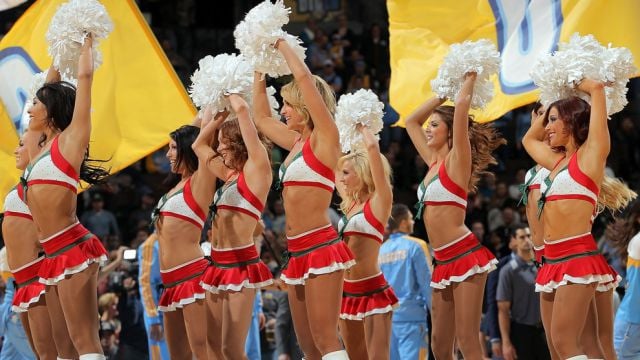 Cheerleading Snow Maidens Spread the Christmas Spirit
