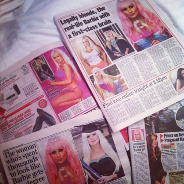 The Real Life Barbie with Two Degrees