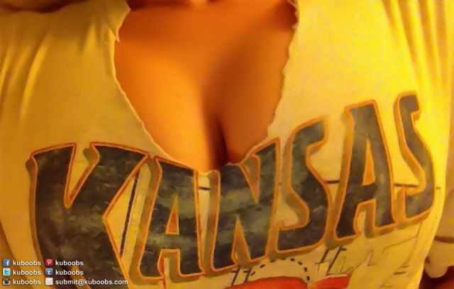 Girls Show Support with Their Boobs