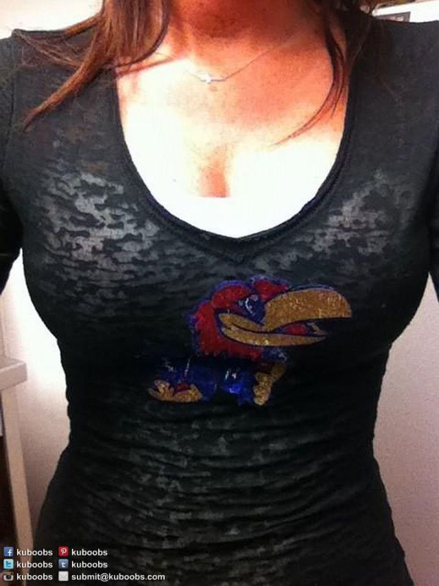 Girls Show Support with Their Boobs