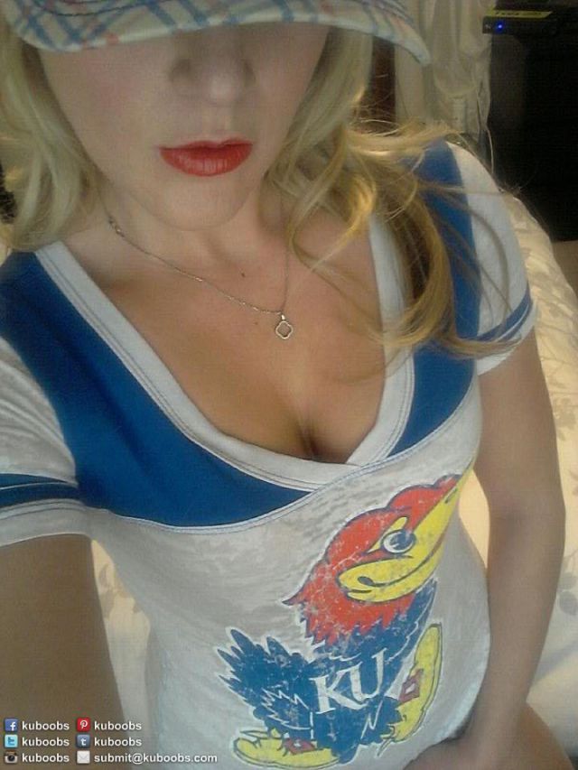 Girls Show Support with Their Boobs