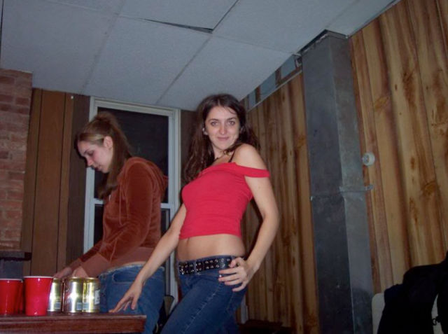 Beer Pong Gets Heated with These Girls
