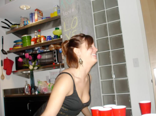 Beer Pong Gets Heated with These Girls