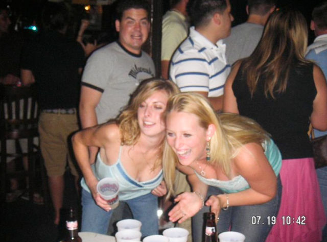 Beer Pong Gets Heated with These Girls