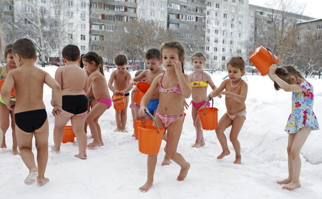 Bizarre Practice of Russian Kindergarten