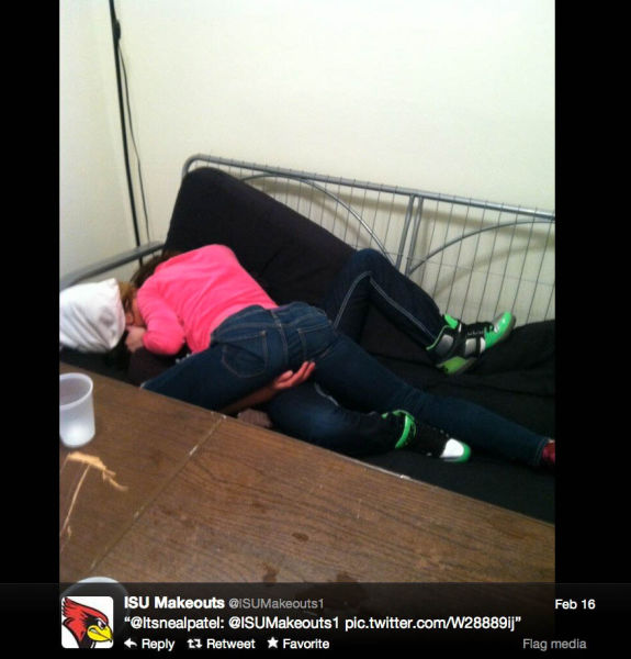 Twitter’s Top College Make-Outs Pics