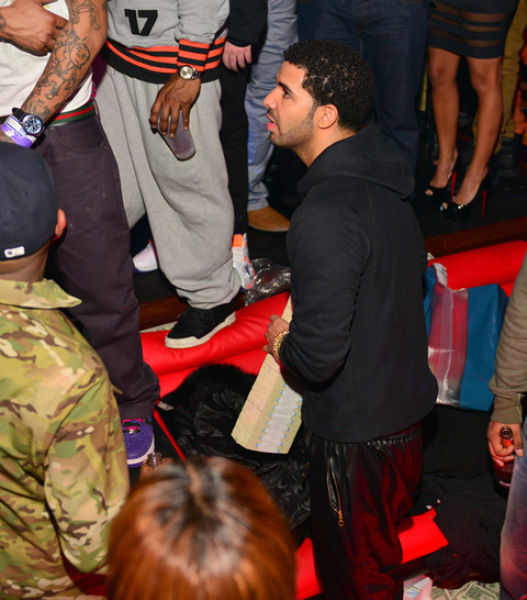 It Rains Money When Drake Visits a Strip Club