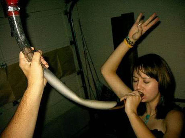 Binge Drinking Beer-Bonging Babes