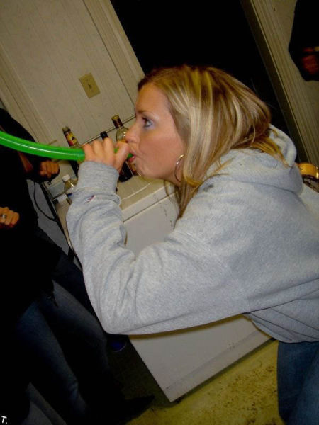 Binge Drinking Beer-Bonging Babes