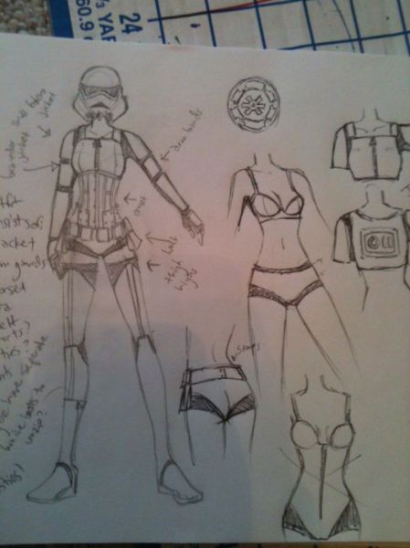 A Sexy Storm Trooper Does Burlesque