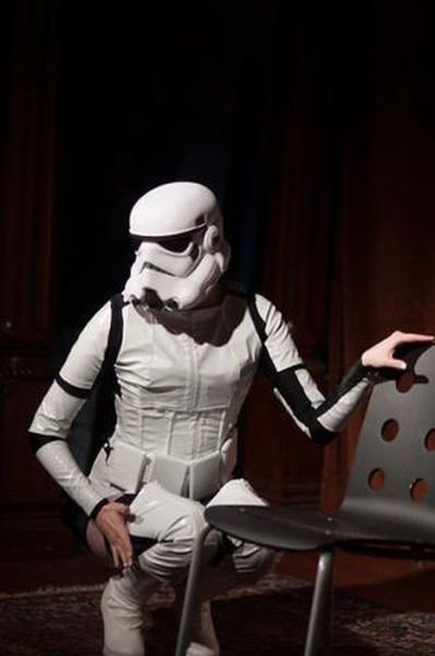 A Sexy Storm Trooper Does Burlesque
