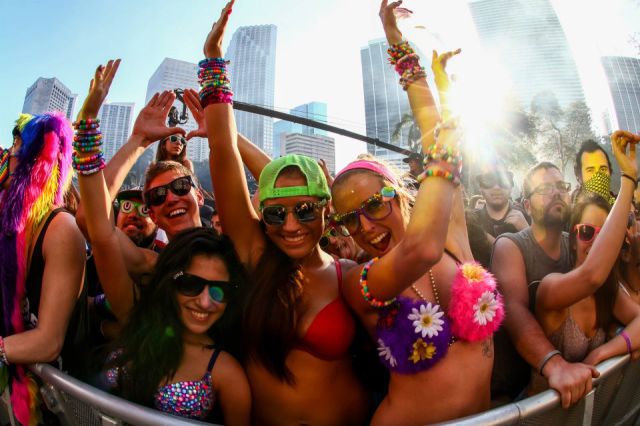 Babes Rocking Out at the Ultra Music Festival