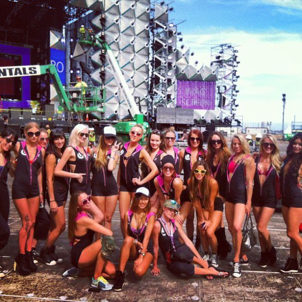 Babes Rocking Out at the Ultra Music Festival