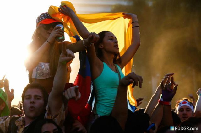 Babes Rocking Out at the Ultra Music Festival