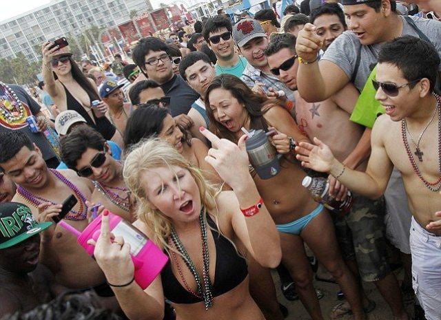 The Real-Life Drunken Debauchery at Spring Break