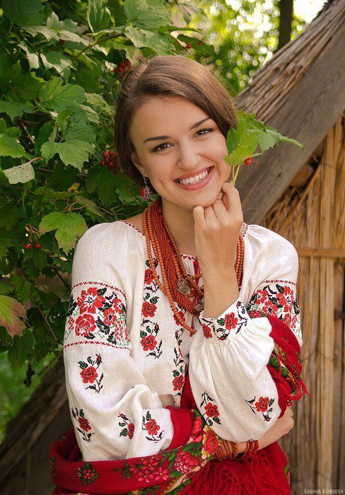 Beautiful Slavic Girls in Traditional Outfits