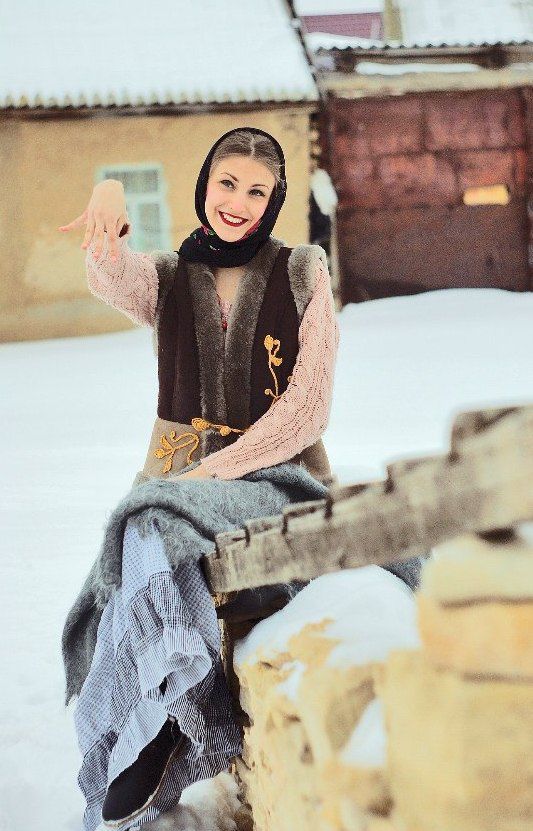 Beautiful Slavic Girls in Traditional Outfits