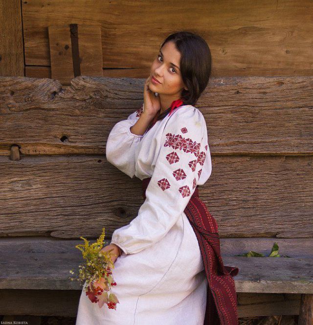 Beautiful Slavic Girls in Traditional Outfits