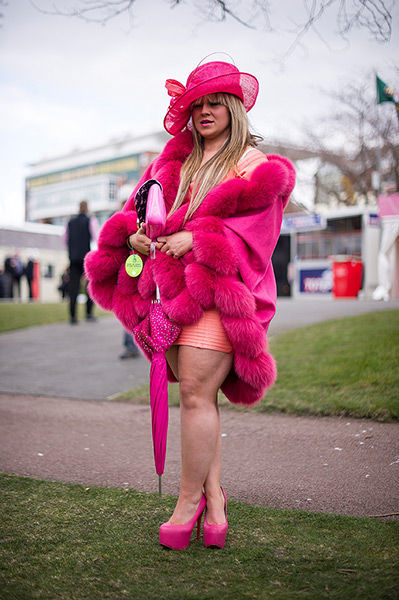 British Girls Get Dolled Up for Ladies Day Debauchery